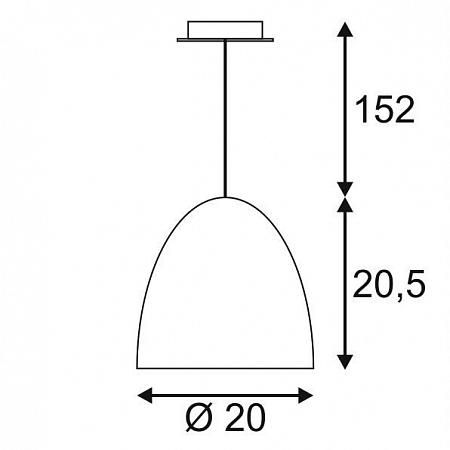 Купить Подвесной светильник SLV Para Cone 20 133001