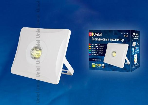 Купить Прожектор светодиодный (UL-00000390) Uniel 30W 6000K ULF-F11-30W/DW IP65 180-240В White
