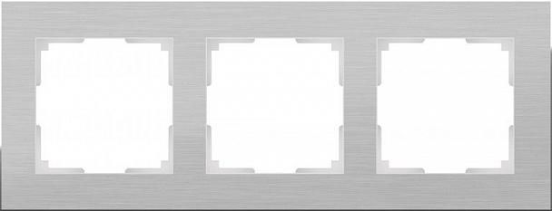 Купить Рамка Werkel Aluminium на 3 поста алюминий WL11-Frame-03 4690389073649