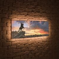 Купить Лайтбокс панорамный Медный всадник 60x180-p031