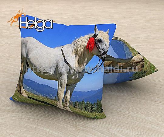 Купить Лошадь в горах арт.ТФП2790 (45х45-1шт) фотоподушка (подушка Оксфорд ТФП)
