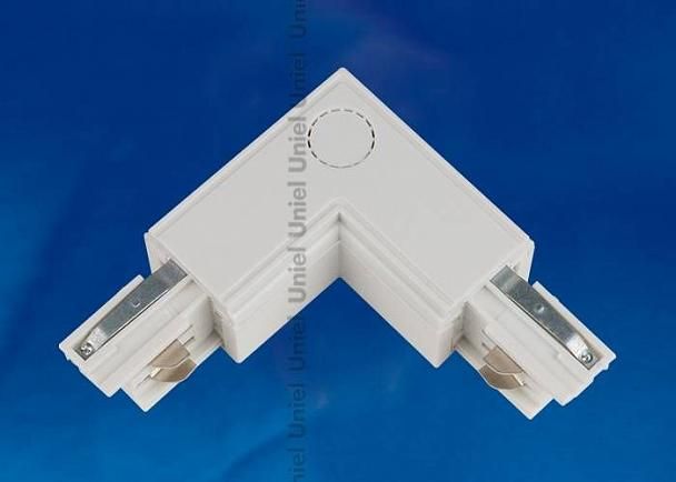 Купить Соединитель для шинопроводов L-образный внутренний (09767) Uniel UBX-A22 Silver