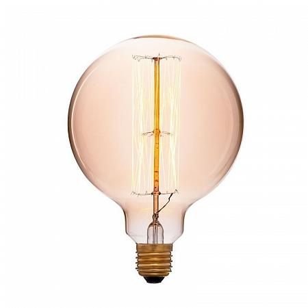 Купить Лампа накаливания E27 40W шар золотой 052-016a