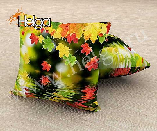 Купить Кленовые листья арт.ТФП2052 v2 (45х45-1шт) фотоподушка (подушка Сатен ТФП)