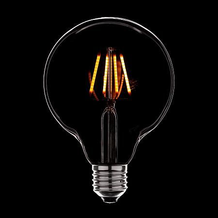 Купить Лампа светодиодная диммируемая E27 4W шар прозрачная 056-779
