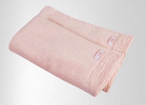 Купить Шелковое махровое полотенце Silk персиковый (616810510-26)