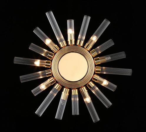 Купить Настенный светильник Crystal Lux Fair AP9 Gold D520
