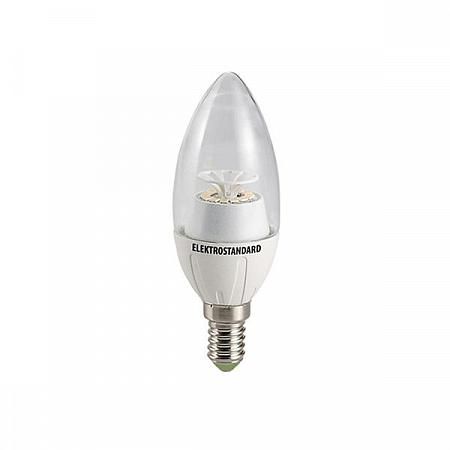 Купить Лампа светодиодная E14 4W 6500K свеча прозрачная 4690389054563