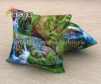Купить Водопад в горах арт.ТФП2132 (45х45-1шт) фотоподушка (подушка Габардин ТФП)