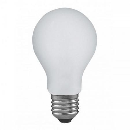 Купить Лампа накаливания диммируемая ударопрочная E27 60W груша матовая 40019