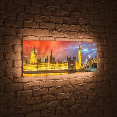 Купить Лайтбокс панорамный Лондон 45x135-p003