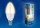 Купить Лампа светодиодная диммируемая (UL-00000690) E14 6W 3000K свеча матовая LED-C37-6W/WW/E14/FR/DIM
