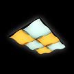 Купить Потолочный светодиодный светильник Ambrella light Orbital Parrus FP2356 WH 192W D720*480