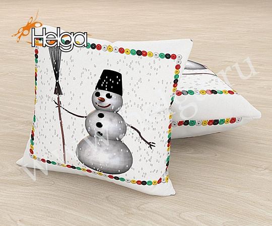 Купить Арт снеговик арт.ТФП5081 (45х45-1шт) фотоподушка (подушка Ализе ТФП)