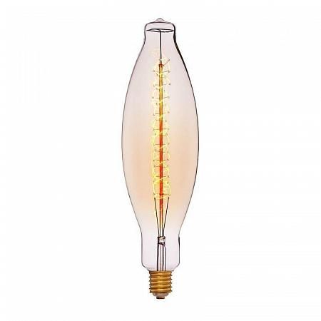 Купить Лампа накаливания E40 95W свеча золотая 052-177