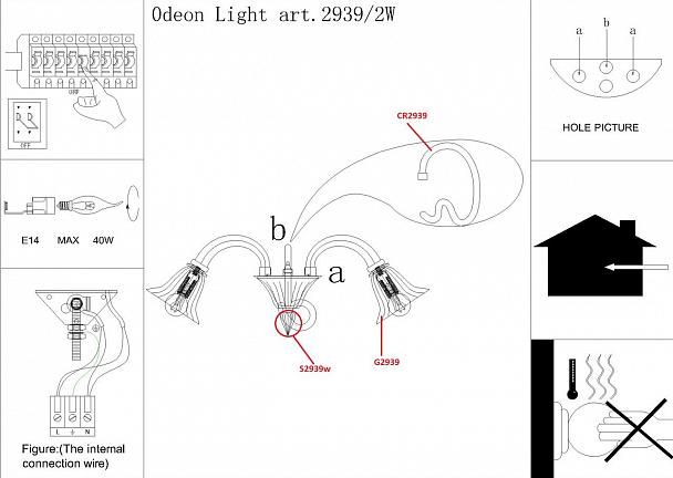 Купить Бра Odeon Light Keptin 2939/2W