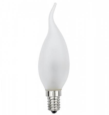 Купить Лампа галогенная (01082) E14 42W свеча на ветру матовая HCL-42/FR/E14 flame