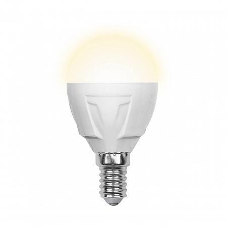 Купить Лампа светодиодная (09443) E14 6W 3000K шар матовый LED-G45-6W/WW/E14/FR/S