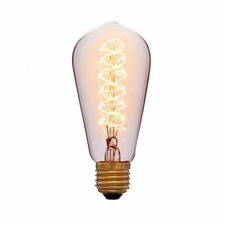 Купить Лампа накаливания E27 60W колба прозрачная 052-252