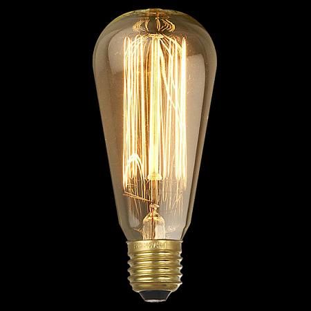 Купить Ретро лампа E27 60W 220VArt: 1008