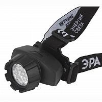 Купить Налобный светодиодный фонарь ЭРА от батареек 130 лм GB-604
