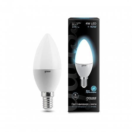 Купить Лампа светодиодная E14 4W 4100K свеча матовая EB103101204