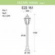 Купить Уличный светильник Fumagalli Mizarr/Anna E22.151.000.WXE27