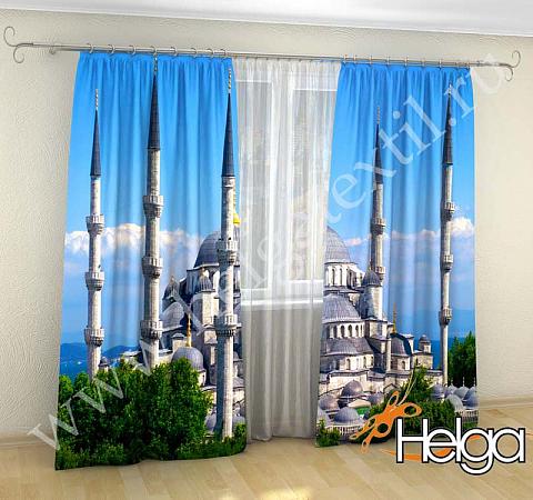 Купить Мечеть в Стамбуле арт.ТФА2601 v2 (145х275-2шт) фотошторы (штора Блэкаут ТФА)