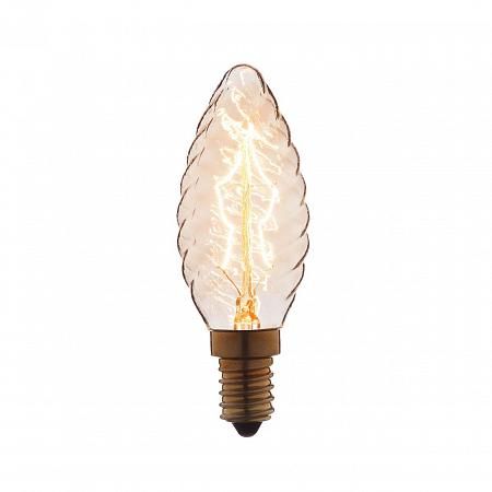 Купить Лампа накаливания E14 40W свеча витая прозрачная 3540-LT