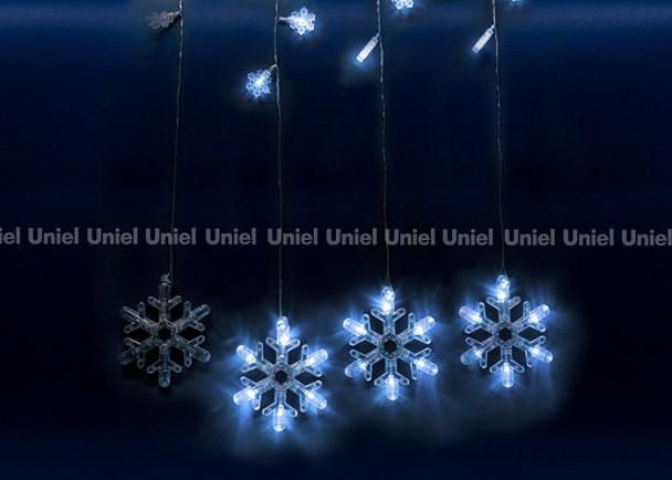 Купить Занавес светодиодный «Снегопад» 270см белый (11129) ULD-E2706-100/DTA WHITE IP20 SNOWFALL