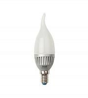 Купить Лампа светодиодная (07107) E14 4W 4500K свеча на ветру матовая LED-CW37-4W/NW/E14/FR
