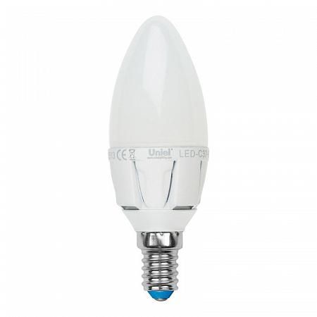 Купить Лампа светодиодная (07889) E14 6W 4500K свеча матовая LED-C37-6W/NW/E14/FR ALP01WH