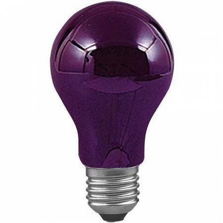Купить Лампа накаливания диммируемая Е27 75W груша ультрафиолет 59070