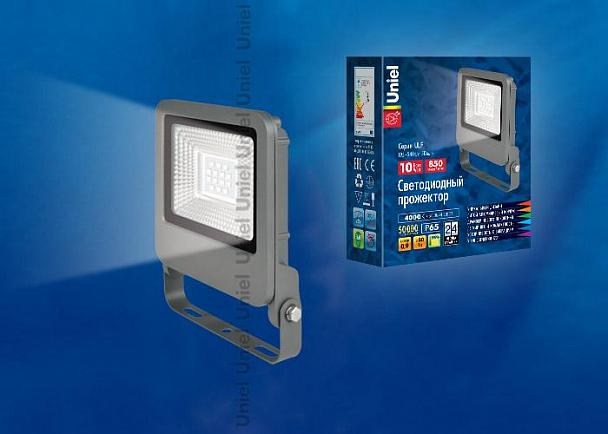 Купить Прожектор светодиодный (UL-00002062) Uniel 10W 4000K ULF-F17-10W/NW