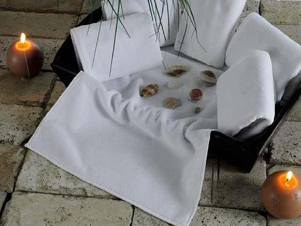 Купить Салфетки махровое "KARNA" белое, гостиничное "EPONJ" 30x50 см 1/1 100% хлопок