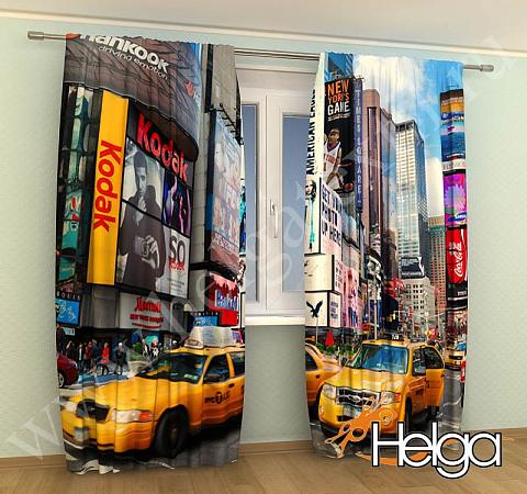Купить Такси в Нью-Йорке арт.ТФА2091 v3 (145х275-2шт) фотошторы (штора Габардин ТФА)