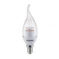 Купить Лампа светодиодная 14SMD CR E14 4W 3300K свеча на ветру прозрачная 4690389054662