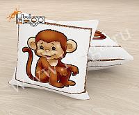 Купить Символ года-обезьянка арт.ТФП5144 v2 (45х45-1шт) фотонаволочка (наволочка Ализе ТФП)