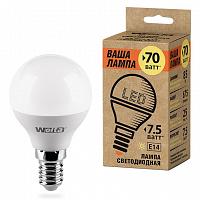 Купить Лампа LED WOLTA 25S45GL7.5E14-P 3000K