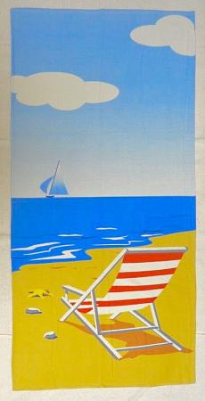 Купить Полотенце "KARNA" Пляж велюр печатное 70x150 см 100% хлопок