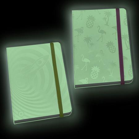 Купить Записная книжка glowbook, светящаяся в темноте, зеленая