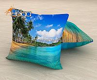 Купить Тропический пляж арт.ТФП3415 v3 (45х45-1шт) фотоподушка (подушка Габардин ТФП)