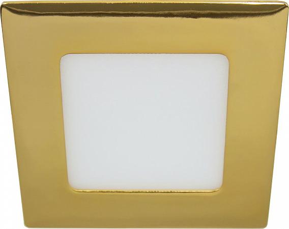 Купить Светодиодный светильник Feron AL502 встраиваемый 6W 6400K золотистый