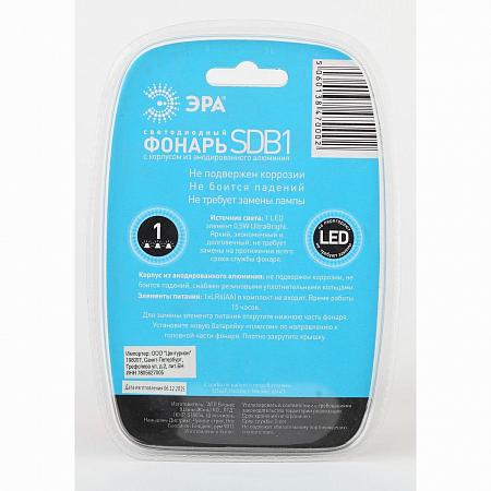 Купить Ручной светодиодный фонарь ЭРА от батареек 93х19 60 лм SDB1