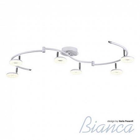 Купить Светодиодный спот IDLamp Bianca 390/6PF-LEDWhitechrome