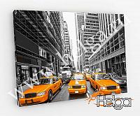Купить Такси в Нью-Йорке арт.ТФХ3864 v2 фотокартина (Размер R3 60х80 ТФХ)