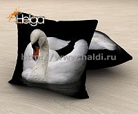 Купить Лебедь арт.ТФП3720 (45х45-1шт) фотоподушка (подушка Ализе ТФП)