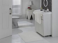 Купить Комплект для ванной "NURPAK" SAFIR коврики+полотенце 1/3 Кремовый