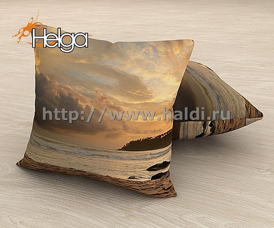 Купить Закат над Индийским океаном арт.ТФП3027 (45х45-1шт) фотоподушка (подушка Сатен ТФП)