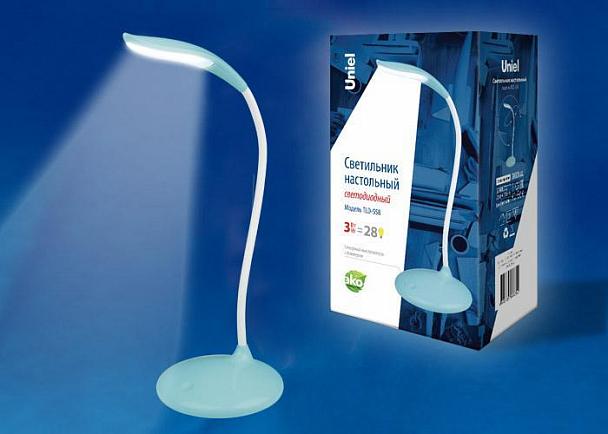 Купить Настольная лампа (UL-00004140) Uniel TLD-558 Blue/LED/280Lm/5000K/Dimmer